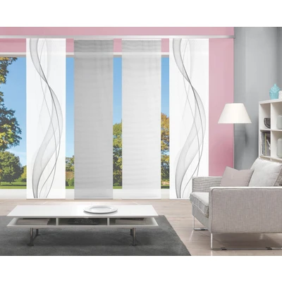 Abbildung von Vision S Schiebegardine &quot;4ER Set HEIGHTS&quot;, (4 St.), HxB: 260x60, Schiebevorhang 4er Digitaldruck
