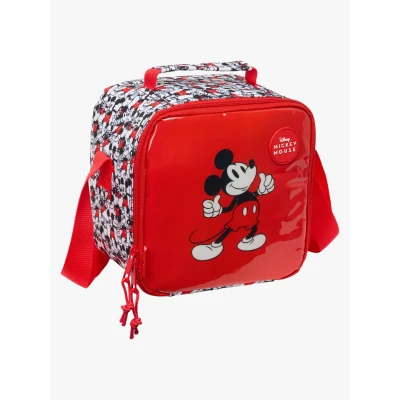 Abbildung von Safta Mickey Mouse wasserdichter Kühler für Kälte und Wärme, leicht zu transportieren, Kühlschrank, Ausflüge, 20 x 15 cm, Rot/Weiß, M, Lässig