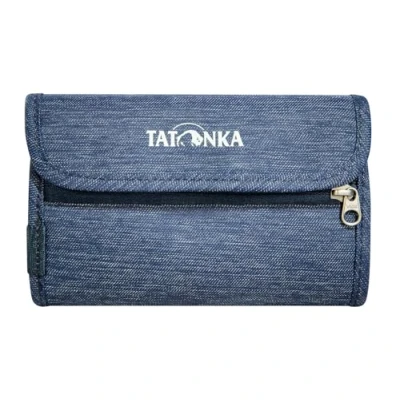Abbildung von Tatonka Geldbörse ID Wallet Klettverschluss Geldbeutel mit 3 Kreditkarten Fächer, 2 Sichtfenster, Geldscheinfach und RV Fach für Münzgeld 14,5 x 9,5 1 cm Navy