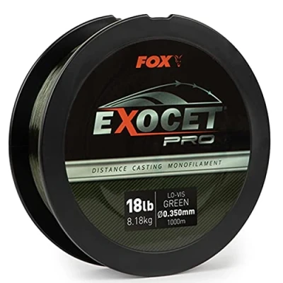 Abbildung von Fox Exocet Pro Low Vis Green (1000m) 0,350mm Monofile Schnur