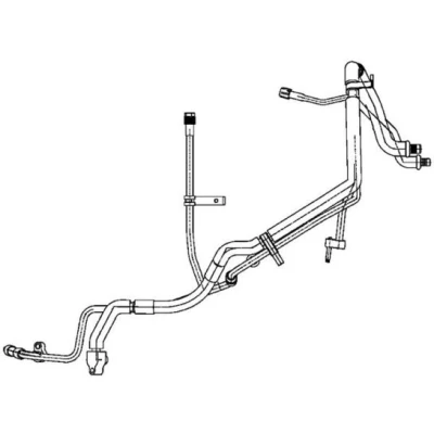 Abbildung von MAHLE ORIGINAL AP 135 000P Hochdruck /Niederdruckleitung, Klimaanlage FORD: Transit Mk6 Bus