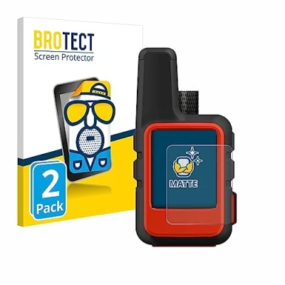 Abbildung von BROTECT Entspiegelungs Schutzfolie für Garmin inReach Mini (2 Stück) Matte Displayschutz Folie, Anti Reflex, Fingerprint