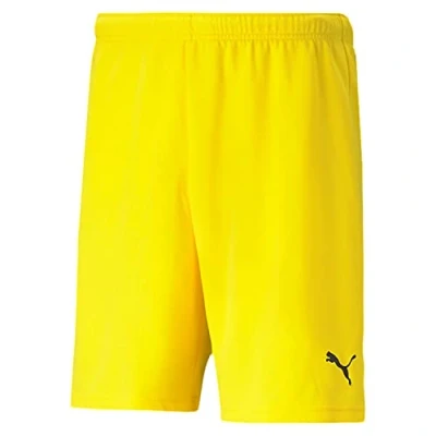 Abbildung von Puma Teamrise MAND kurze Sporthose, Herren, Größe: 3XL, Gelbweiss