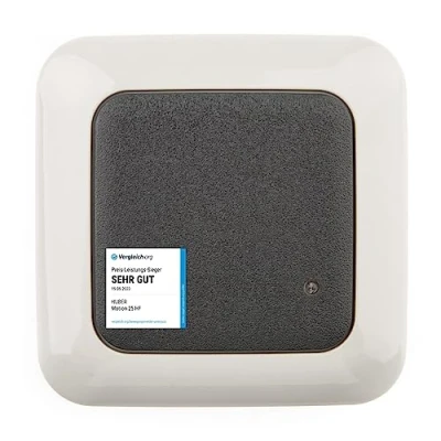 Abbildung von HUBER Motion 25 HF Hochfrequenz Bewegungsmelder AP 180 IP44 LED geeignet, Radar Sensor inkl. Gehäuse, 3 Draht Technik mit Relais