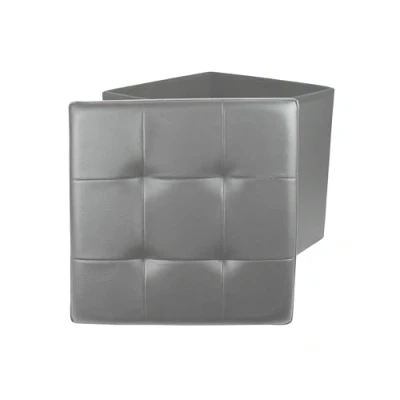 Abbildung von HOME DECO FACTORY Aufbewahrungskiste, Grau, One Size