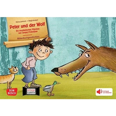 Abbildung von Peter und der Wolf. Ein musikalisches Märchen von Sergej Prokofjew. Kamishibai Bildkartenset: Entdecken Erzählen Begreifen: Bilderbuchgeschichten. ... für unser Erzähltheater)