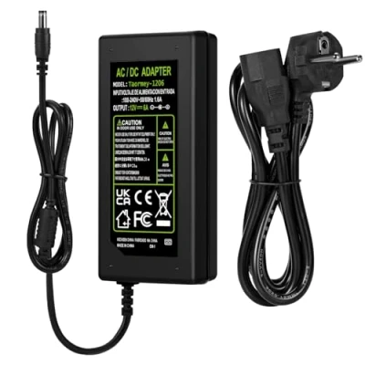 Abbildung von Taormey 12V 6A DC Netzteil Adapter,AC 100 240V bis 12 Volt 6 Amp 72W Stromversorgung für LED Streifen,DVD TVs LCD Monitor Funkgerät Kamera 5,5 * 2,1mm