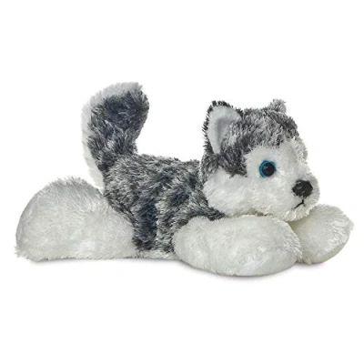 Abbildung von Aurora World 31293 Plüschtier Mini Flopsie Husky Mush, 8 Zoll / 20.5 cm