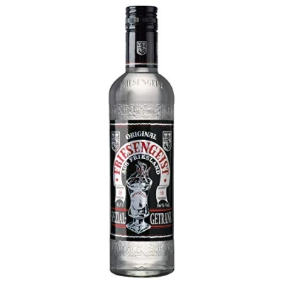 Abbildung von Friesengeist Edler Kornbrand aus Friesland I Geschmacksnoten von Minze und Kakao 500 ml