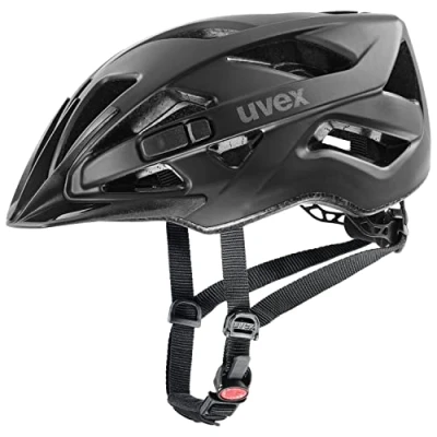 Abbildung von uvex touring cc leichter Allround Helm für Damen und Herren individuelle Größenanpassung erweiterbar mit LED Licht black matt 56 60 cm