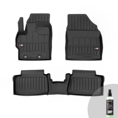 Abbildung von FROGUM ProLine 3D Gummimatten Exklusiven Auto Fußmatten Autofussmatten für Toyota Yaris IV ab 2019 Die höchsten Kanten