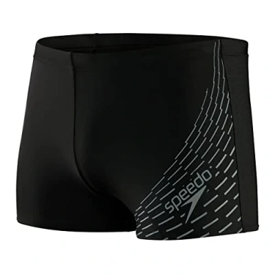Abbildung von Speedo Medley LOGO JAM Badehose Pants, Herren, Größe: 2, Black/ardesia