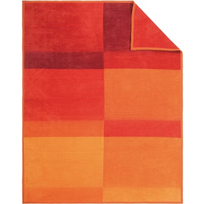 Abbildung von IBENA Wohndecke &quot;Sorrento Jacquard&quot;, sanfter Farbverlauf, Kuscheldecke