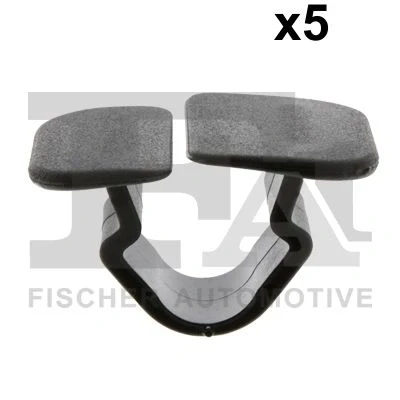 Abbildung von FA1 11 10016.5 Clip, Zier /Schutzleiste schwarz VOLKSWAGEN: Tiguan I, Golf 5 Schrägheck, Passat B5 GP Variant, AUDI: A4 B6 Limousine, A3 Schrägheck