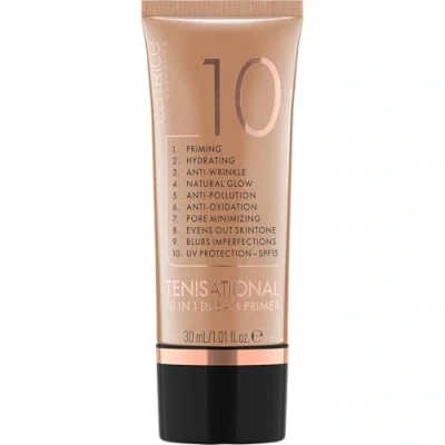 Abbildung von Catrice Ten!sational 10 in 1 Dream Primer, Nr. 020, Braun, Anti Aging, feuchtigkeitsspendend, natürlich, vegan, UVA und UVB Filter + SPF 15, ohne Parabene, Nanopartikel frei, 1er Pack (30ml)