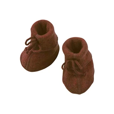 Abbildung von Engel Natur, Baby Schühchen Fleece, 100% Wolle (kbT) (62 68, Zimt Melange)