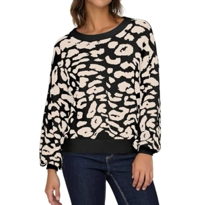 Abbildung von ONLY Rundhalspullover ONLLIMA LIFE LS JQ O NECK KNT mit Jaquard Strickmuster