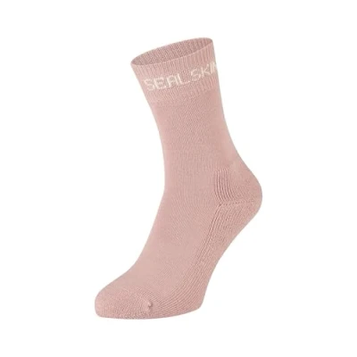 Abbildung von SEALSKINZ Suffield Solo Unisex Socke aus Merinowolle, Rosé, L