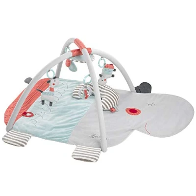 Abbildung von Fehn 059014 3 D Activity Decke Loopy &amp; Lotta Spielspaß zum Fühlen Greifen für Babys und Kleinkinder ab 0+ Monaten Maße: 85 x 110 cm