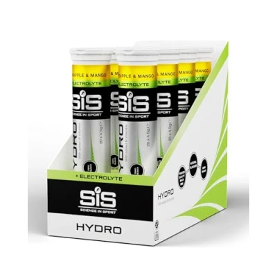 Abbildung von Science in Sport HYDRO Tabletten 160 Stk. Ananas Mango Elektrolyte Tabletten, Vegan &amp; glutenfrei, Brausetabletten zur Anregung von Hydration und für einen ausgeglichenen Haushalt