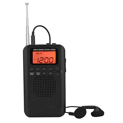Abbildung von Tosuny AM FM Radio Tragbares, tragbares Digitalradio 2 Band Stereo Taschenradio RadioTuning Stereoradio mit wiederaufladbarem Akku und Kopfhörer