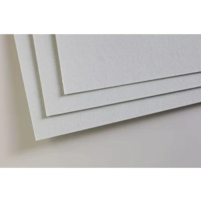 Abbildung von Clairefontaine 696160C Packung mit 5 Zeichenbögen Pastelmat, ideal für Trockentechniken und Pastell, DIN A3 29,7x42 cm, 360g, Hellblau, 1 Pack