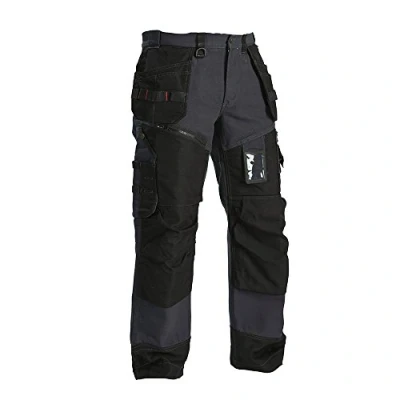 Abbildung von Blåkläder 15001320 Werker Hosen X1500, Stahlblau / Schwarz, D108