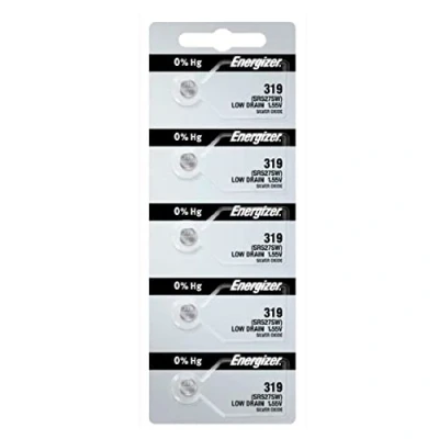 Abbildung von Energizer Batteries 319 (SR527SW) Silver Oxide Watch Battery. On Tear Strip (Pack of 5) by