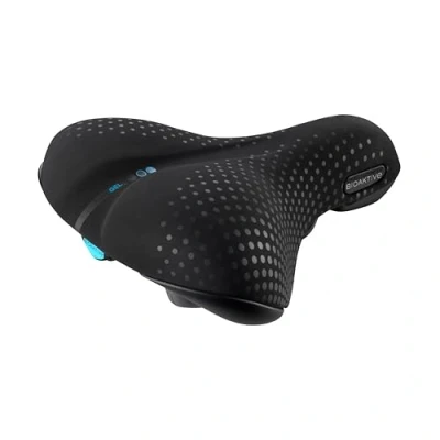 Abbildung von Selle San Marco Unisex Erwachsene BIOAKTIVE City Gel Sättel, Black Suede, L
