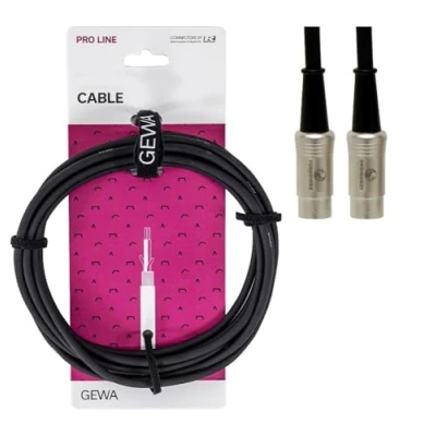 Abbildung von GEWA Midikabel Pro Line 3m, schwarz