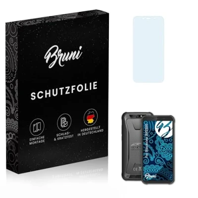 Abbildung von Bruni Schutzfolie kompatibel mit Blackview BV5500 Folie, glasklare Displayschutzfolie (2X)