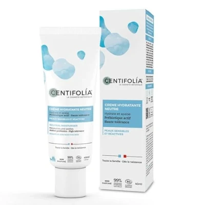 Abbildung von Centifolia neutrale Feuchtigkeitscreme 40 ml spendet Feuchtigkeit und schützt für empfindliche reaktive Haut die ganze Familie ab der Geburt Vegan