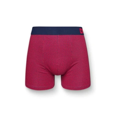 Abbildung von Dedoles Boxershorts Herren &amp; Jungen Unterwäsche Trunks Baumwolle lustige Designs Dinosaurier Hamster Spiele Maulwurf Geschenk, Farbe: Blau Rot, Gr. XL