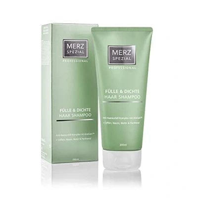 Abbildung von Merz Spezial Professional Haarshampoo Fülle &amp; Dichte Keratin, Koffein und Biotin, 1 tlg., für mehr Haarwachstum Volumen