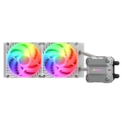 Abbildung von COUGAR Poseidon Ultra 240 ARGB weiß AiO Wasserkühlung
