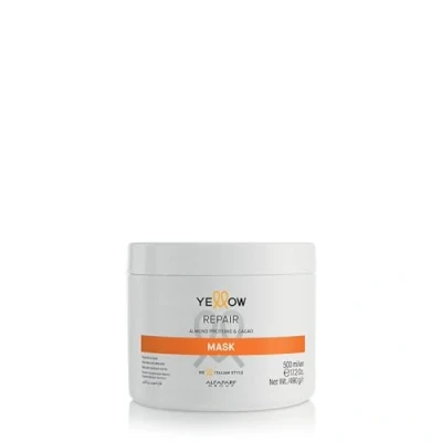 Abbildung von Repair Maske Mandel und Kakao 500 ml Gelb (Alfaparf Group)