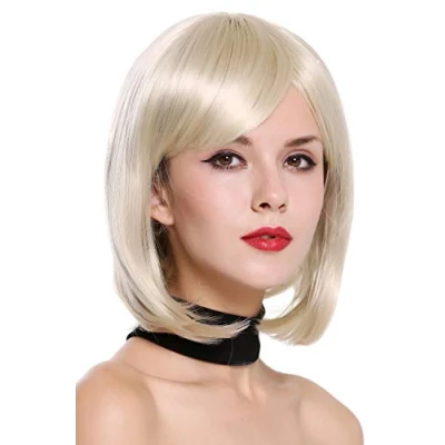 Abbildung von WIG ME UP JH 713 88 Perücke Damenperücke kurz Bob Longbob geschwungene Spitzen Hellblond Blond