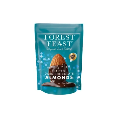 Abbildung von Forest Feast Salzmandeln umhüllt von Zartbitterchokolade, 120 g