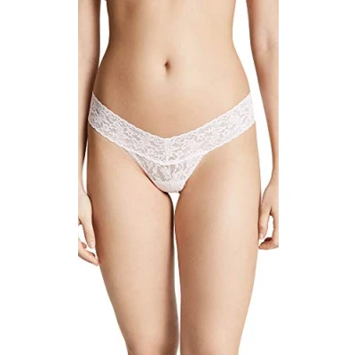 Abbildung von hanky panky Damen 4911p Höschen, Durchsichtig, Schwarz, One Size