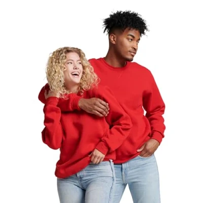 Abbildung von Russell Athletic Herren Dri Power Fleece Sweatshirt Rot Groß