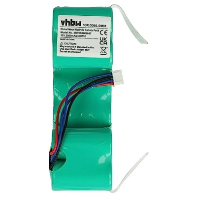 Abbildung von vhbw 1x Akku kompatibel mit iRobot Roomba Combo Saugroboter (2500 mAh, 12 V, NiMH)