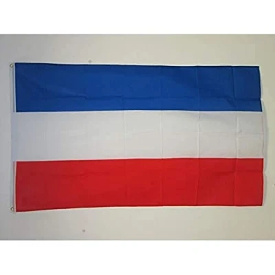 Abbildung von AZ FLAG Flagge Bundesrepublik Von Jugoslawien 150x90 cm Jugoslawische Fahne 100% Polyester mit Messing Ösen 110g