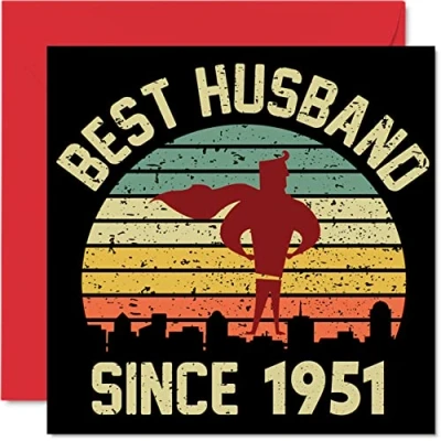 Abbildung von 73. Karte Hochzeitstag Jahrestag für Ehemann Bester Alles Gute zum Hochzeits Jubiläum Karten den Partner, 145mm x Grußkarten Dreiundsiebzig Jahrestage