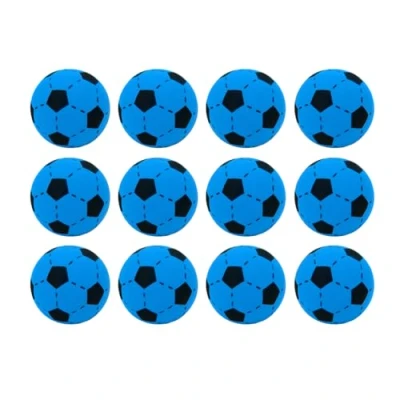Abbildung von Kyto Softball 20cm Schaumstoff Ball Fußball für Outdoor und Indoor geeignet Kinder ab 36 Monaten (12 Bälle, blau)