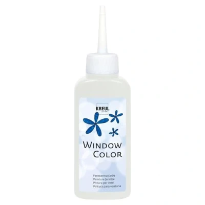 Abbildung von Kreul Bastelfarbe Window Color schneeweiß 80 ml