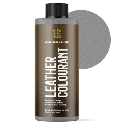 Abbildung von Sehr Deckend Wasser Lederfarbe Grau 500 ml Leather Paint für Natur und ÖkoLeder Dye Ohne Alkohol alle Lederaccessoires Reißt oder Blättert Nicht ab