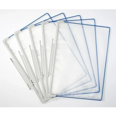 Abbildung von Tarifold Sichttafel Office A4 PP blau 5 Stück