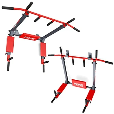 Abbildung von All in one! Dip Barren + Klimmzugstange zur Wandmontage 2in1