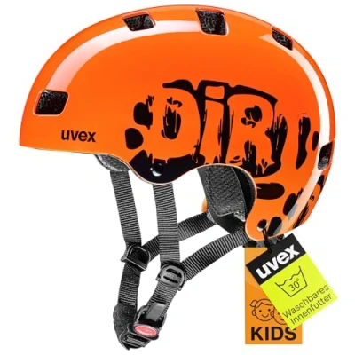 Abbildung von uvex Unisex Kinder, Kid 3 Fahrradhelm, Dirtbike orange, 51 55 cm