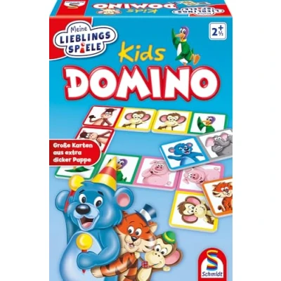 Abbildung von Schmidt SPIELE Domino Kids Gesellschaftsspiel 2+ Jahre Tiermotive